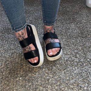 Calvin Klein platform sandals
